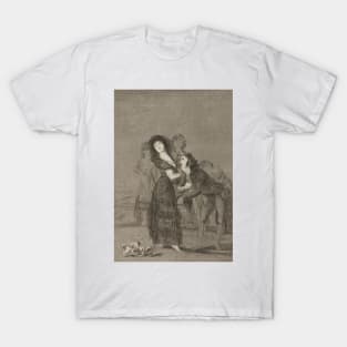 Which of Them is the More Overcome? by Francisco Goya T-Shirt